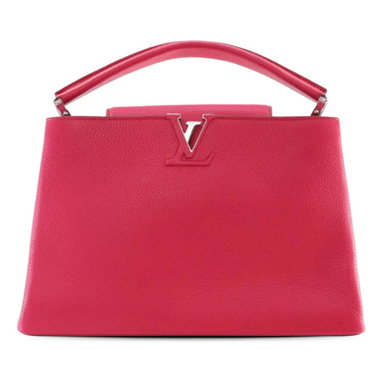 Louis Vuitton Capucines MM Taurillon Rosa