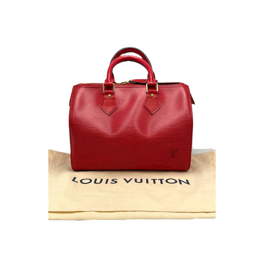 Louis Vuitton Speedy 25 Rosso Epi