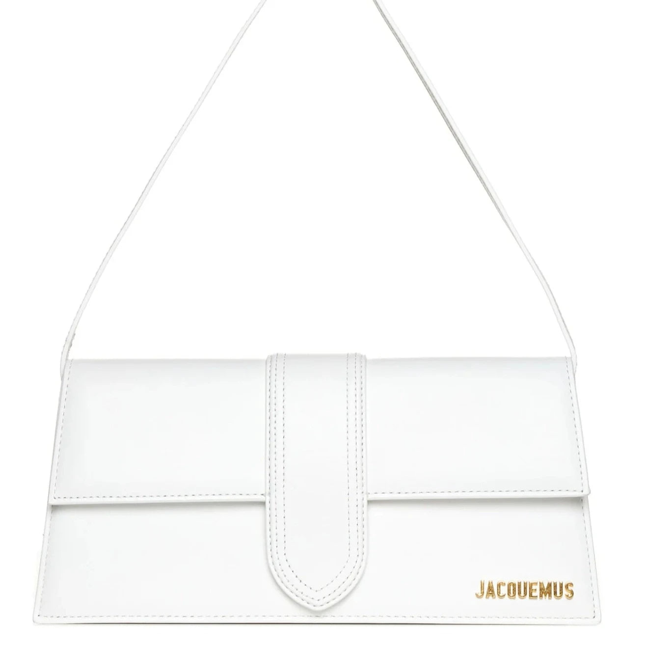 Jacquemus Le Bambino Long White Leather