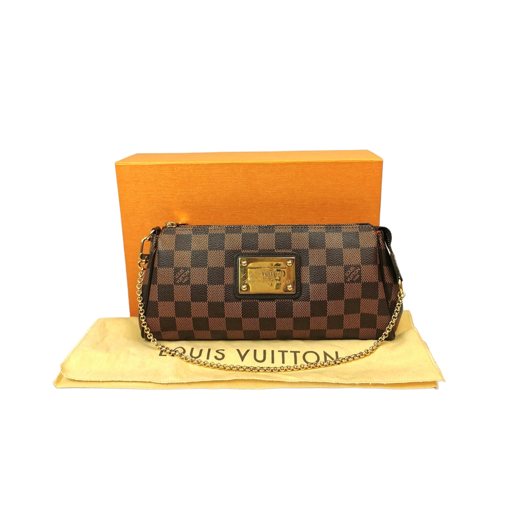 What fits in a louis vuitton pochette and eva clutch 