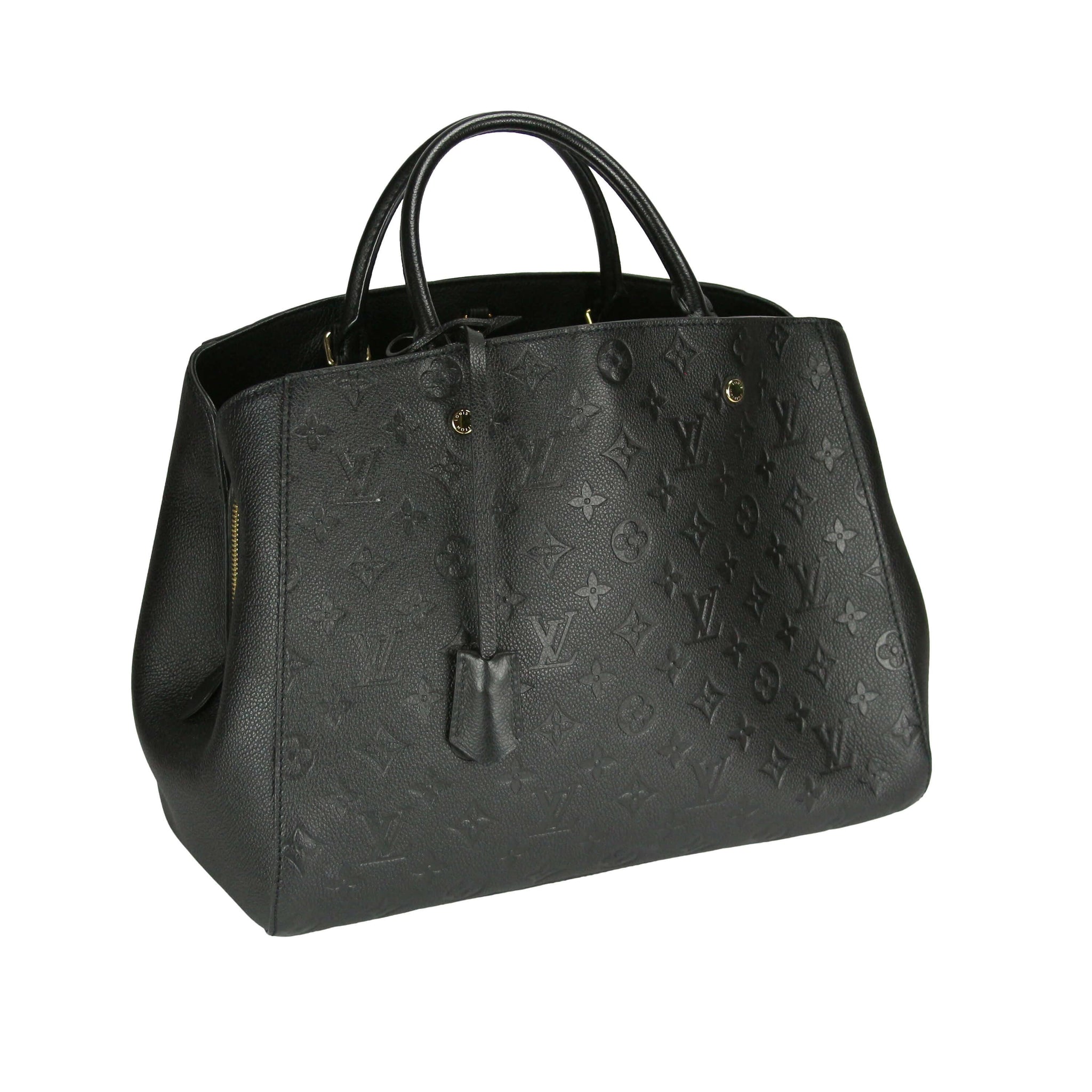 # Louis Vuitton Montaigne GM Black Monogram Empreinte - Secondhandbags AG