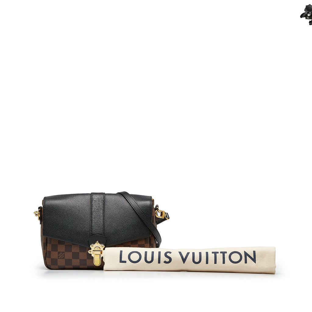 Louis Vuitton Damier Ebene Canvas Clapton PM Bag N42442 Raisin
