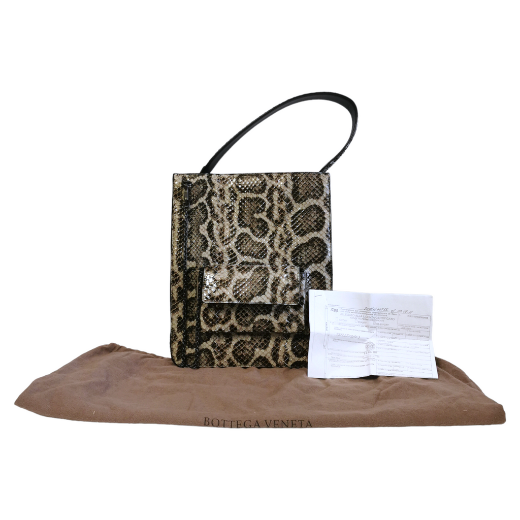 Bottega Veneta Python Tote Bag | 3,000