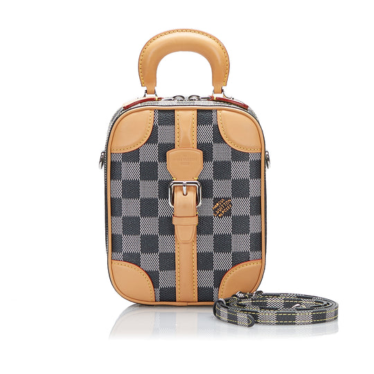 Louis Vuitton Valisette Verticale Toile Damier Noire