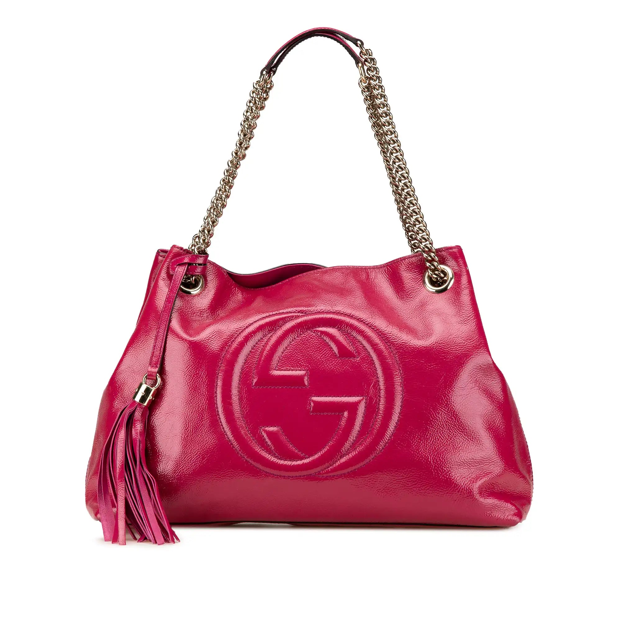 Die Ikone der Gucci-Dynastie: Soho Chain Tote in strahlendem Rosa