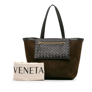 <h1>Das Erbe der Handwerkskunst: Die Bottega Veneta Flip Flap Tote in Braunem Wildleder und Intrecciato</h1>