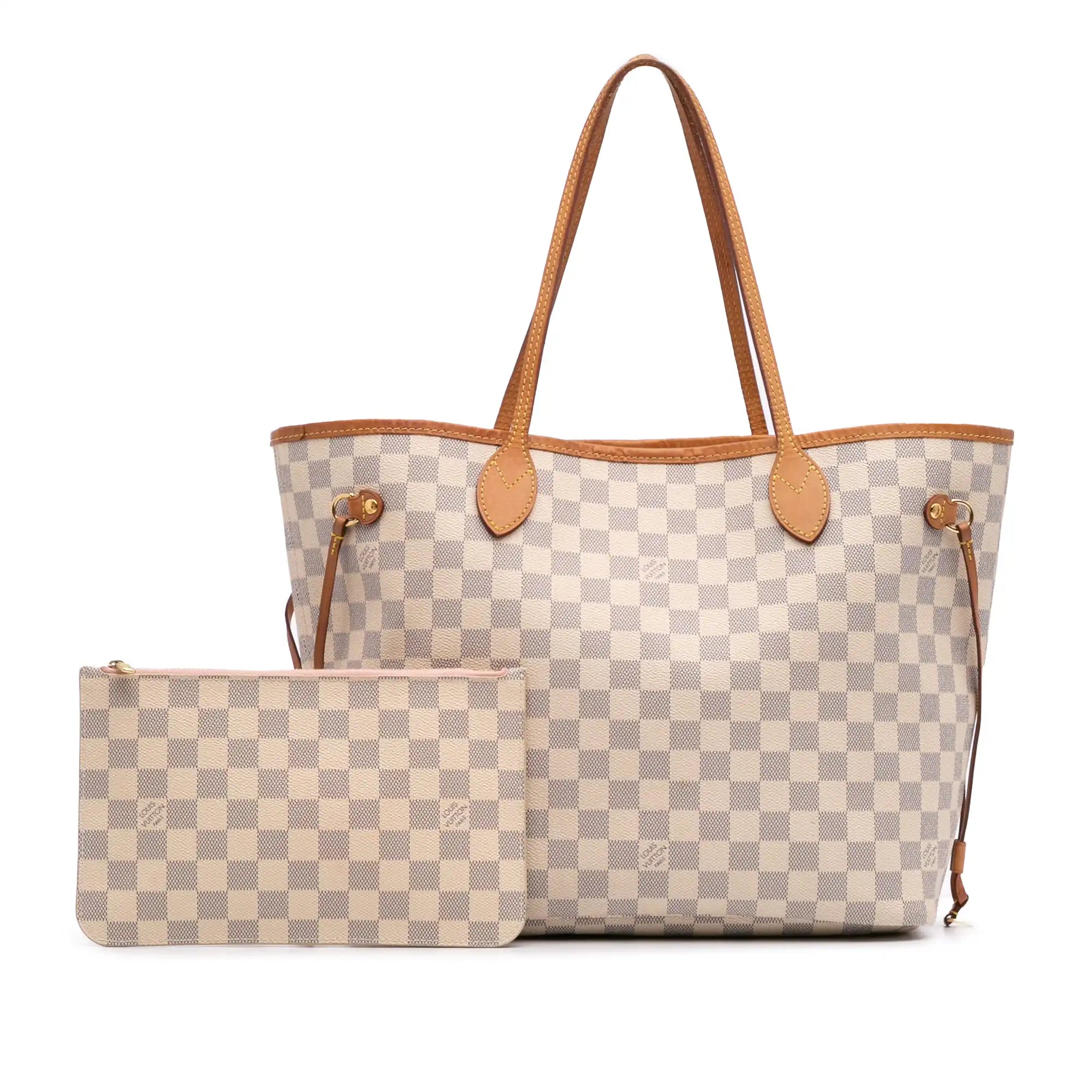 <h1>Zeitlose Eleganz: Die Louis Vuitton Neverfull MM Damier Azur Canvas – Ein Erbe französischer Handwerkskunst</h1>