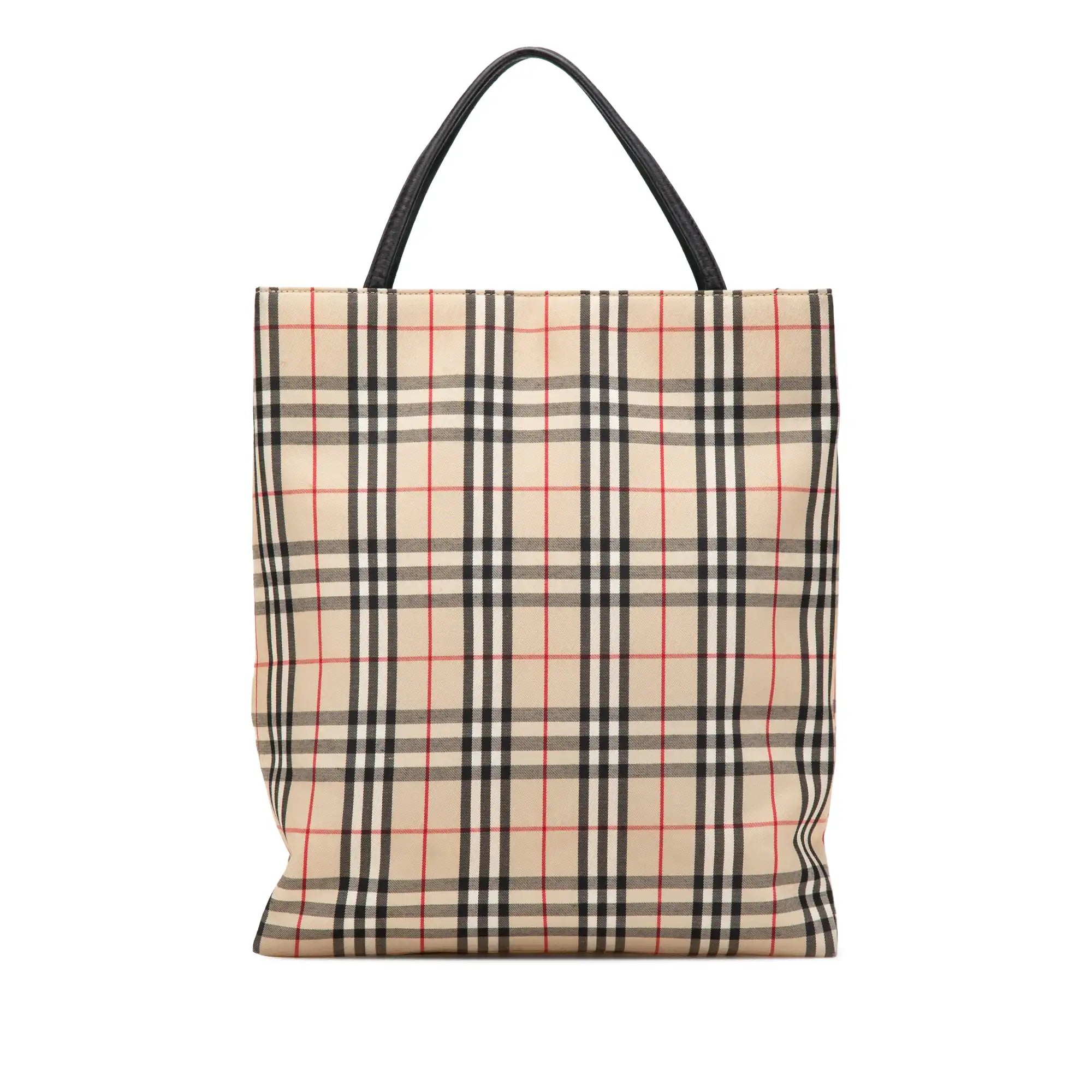 Élégance intemporelle : le Heritage Canvas Check de Burberry Tote – Un morceau de l’histoire du luxe britannique