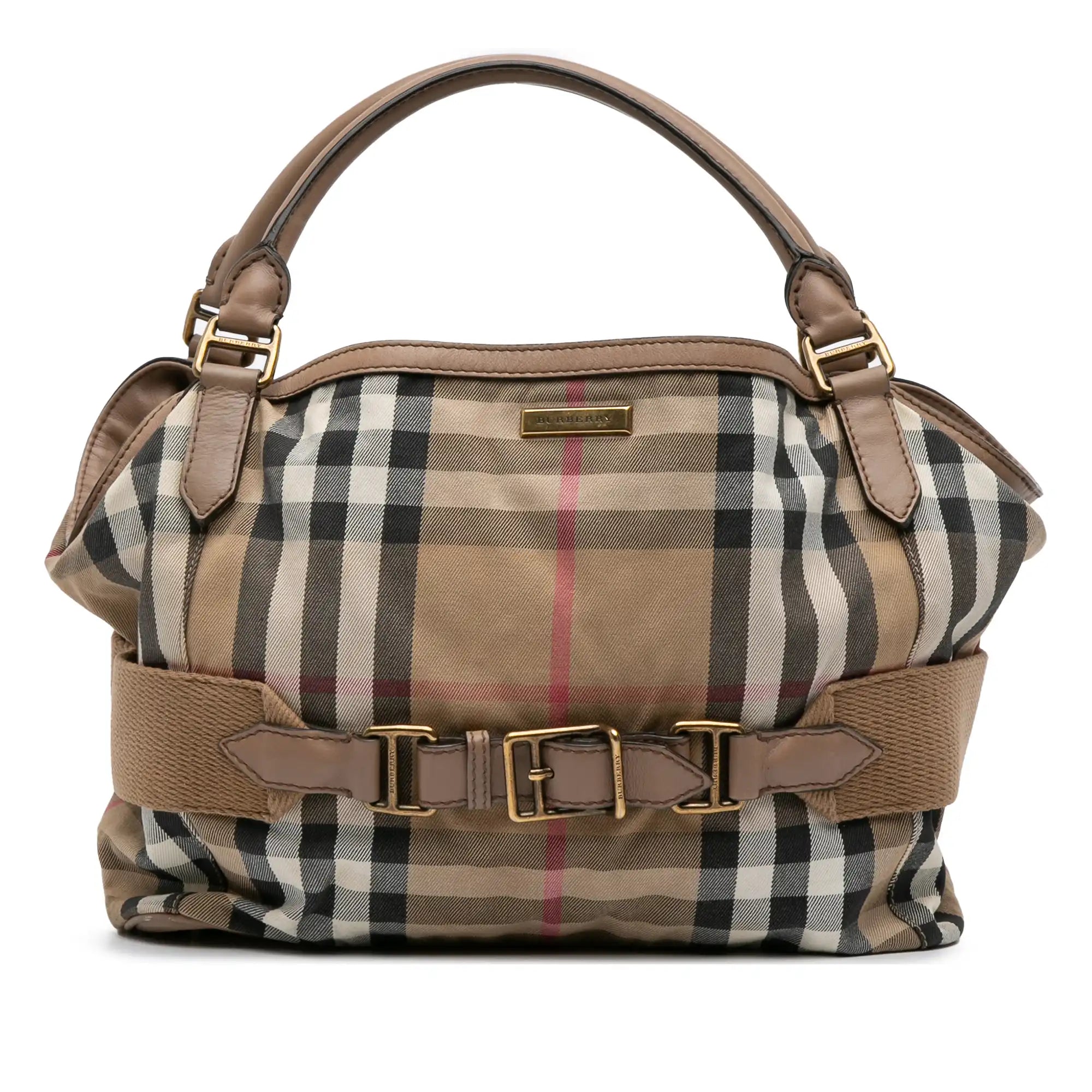 L'élégance intemporelle : Burberry Aurelia Large House Check Canvas - Un héritage de l'artisanat britannique depuis 1856