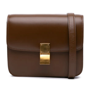 <h1>Die zeitlose Eleganz: Céline Classic Box in Medium Brown Calfskin - Ein Erbe der Pariser Haute Maroquinerie</h1>