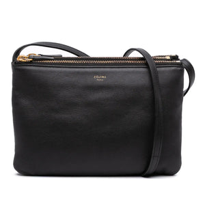Die zeitlose Eleganz: Céline Trio Small Black Lambskin – Das Erbe von Phoebe Philo