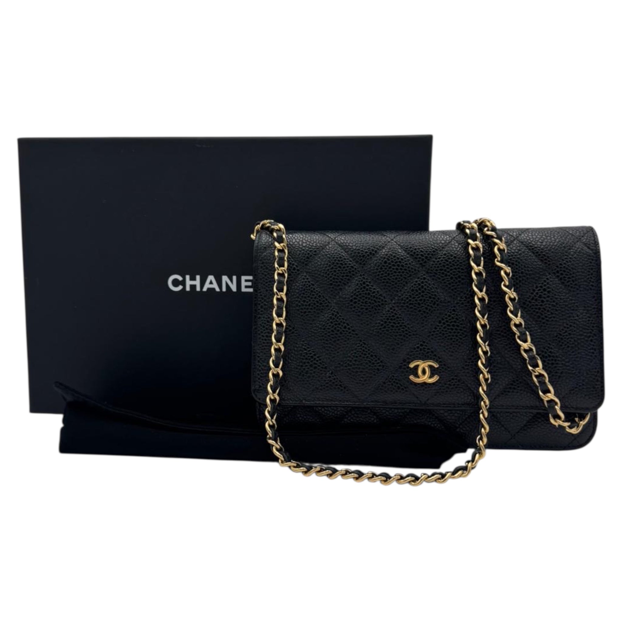 <h1>Die zeitlose Eleganz: Chanels Wallet on Chain in Black Caviar Gold - Coco Chanels Vermächtnis in einer Tasche</h1>