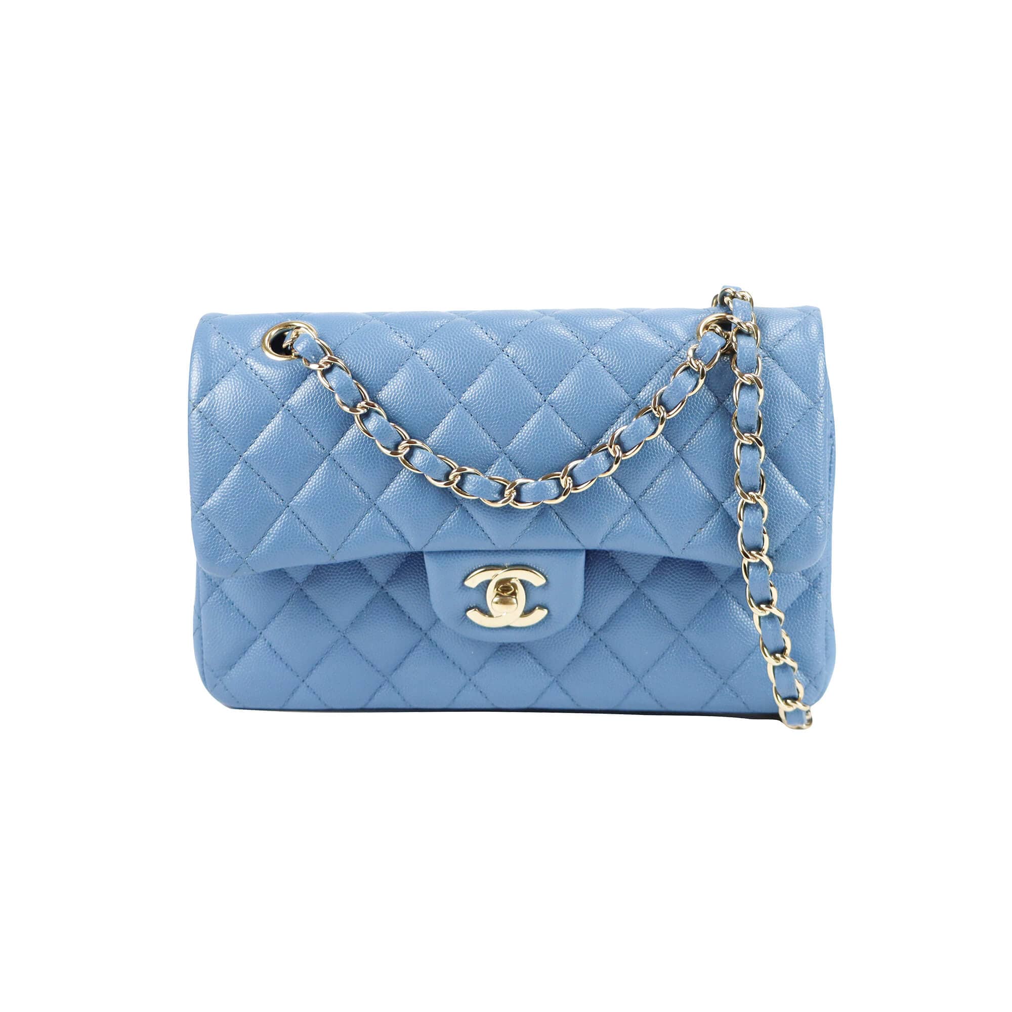 Das blaue Juwel von Chanel: Die zeitlose Eleganz der Classic Double Flap in Caviar Blau