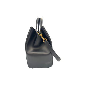 Gucci GG Marmont Tote Bag Medium Black Matelassé Gold