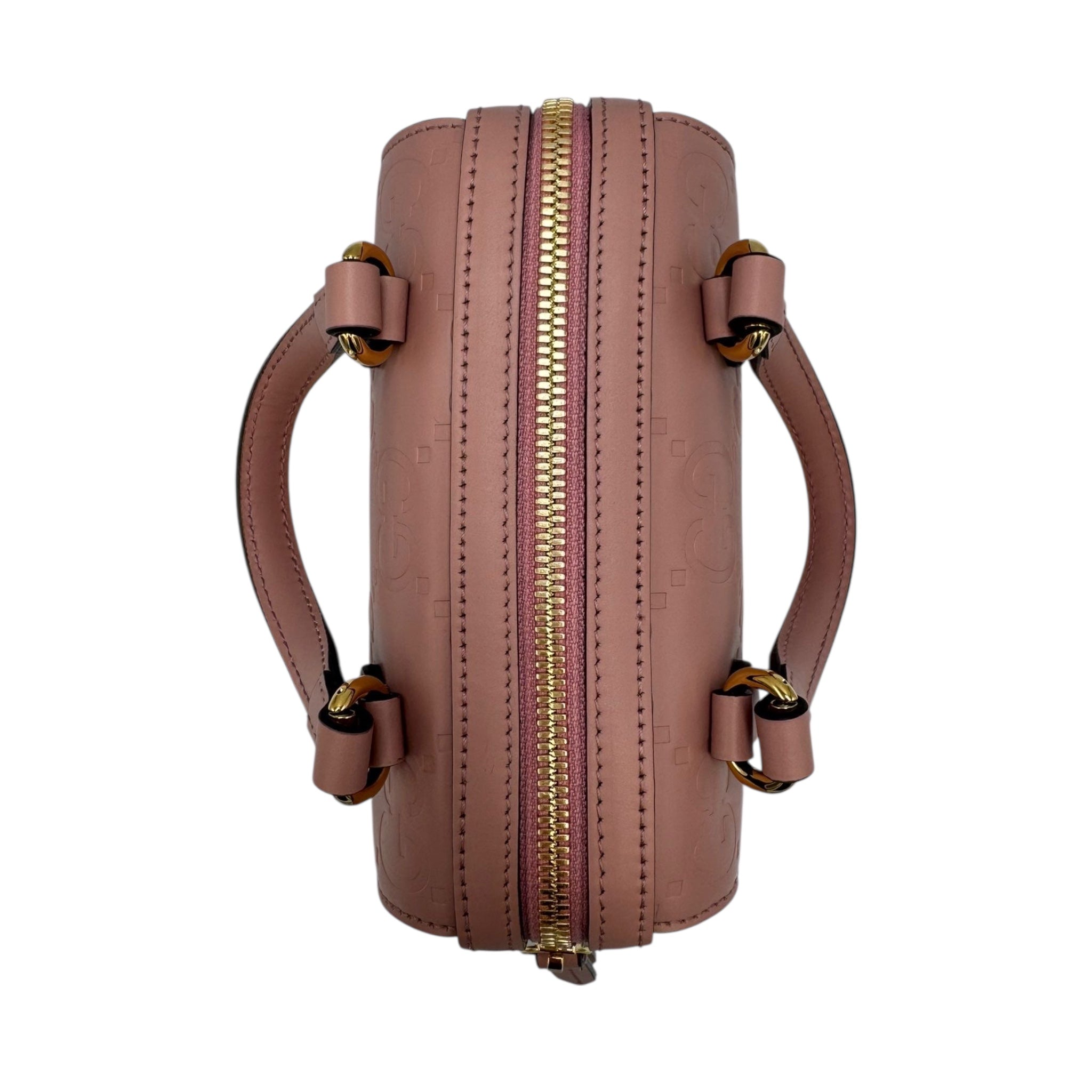 Gucci Boston Bag Mini Pink Microguccissima