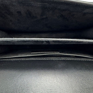 Yves Saint Laurent Sunset Medium Black Calfskin