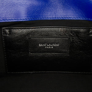 Yves Saint Laurent Kate Small Blue Calfskin