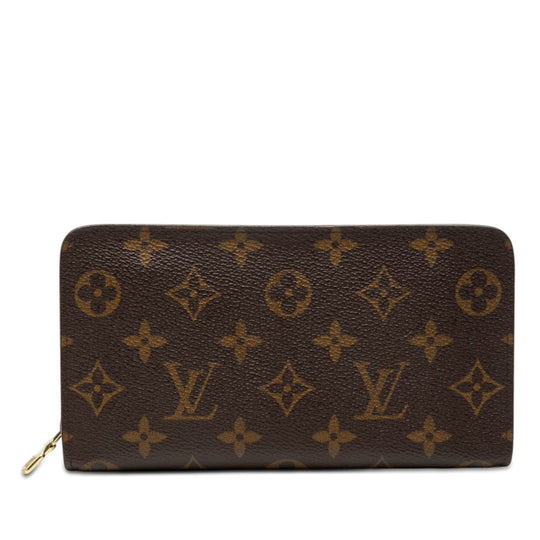 Louis Vuitton Porte Monnaie Zippy Long Brown Monogram Canvas