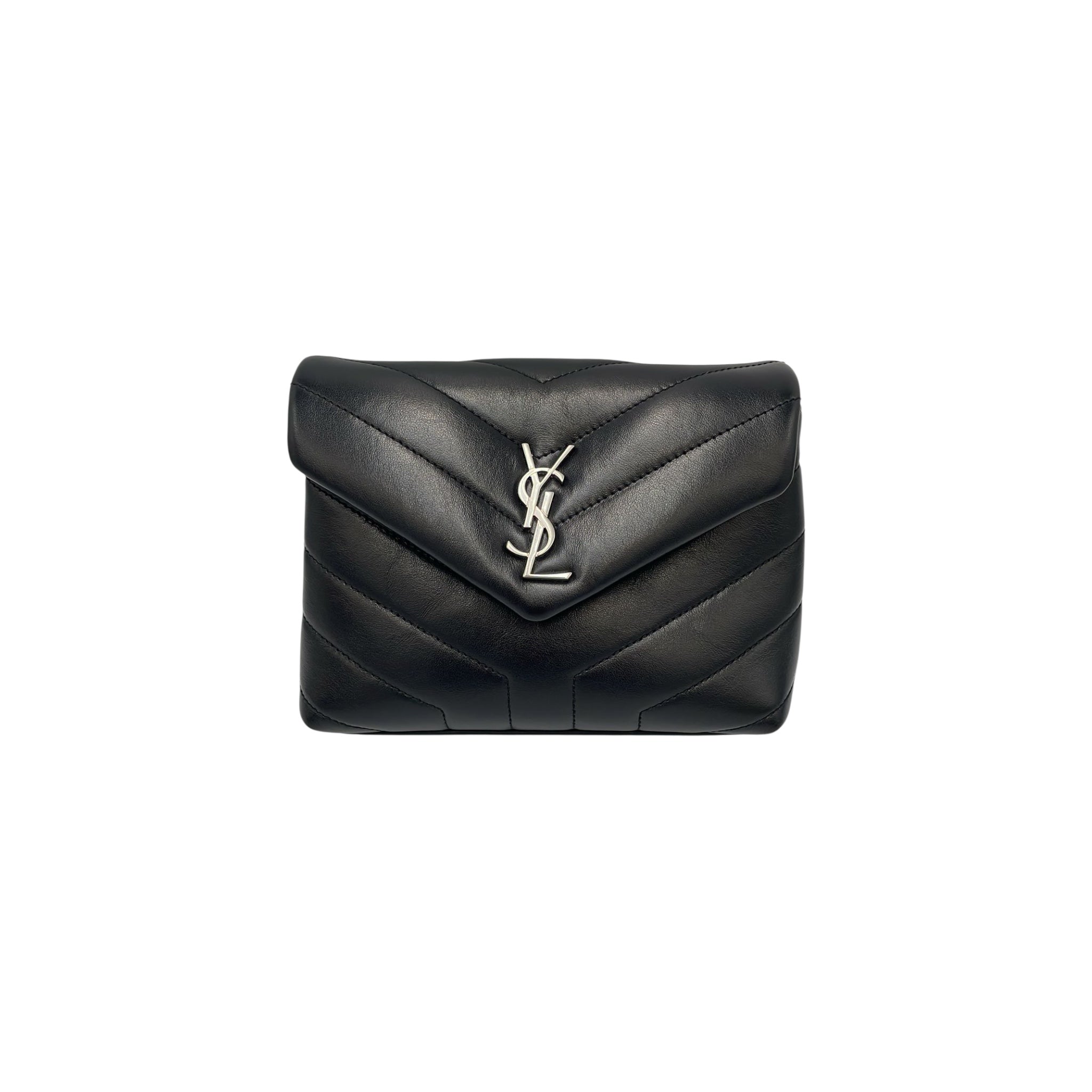 Yves Saint Laurent LouLou Toy Black Calfskin