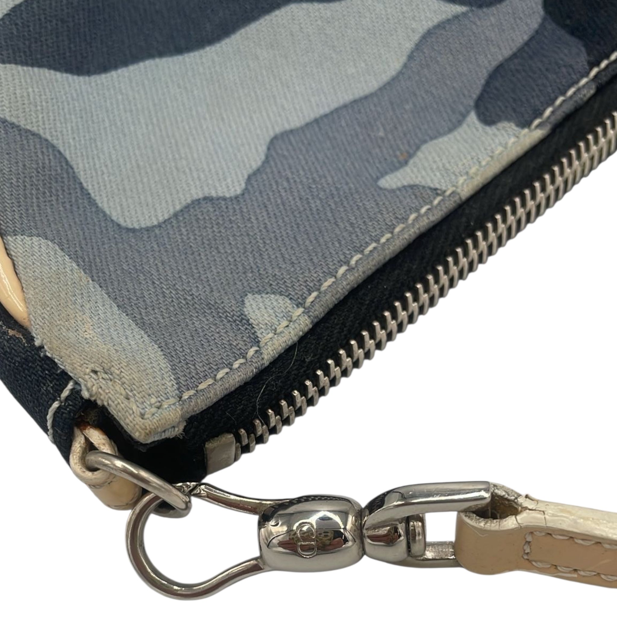 Dior Saddle Bag Pochette Mini Camouflage Canvas