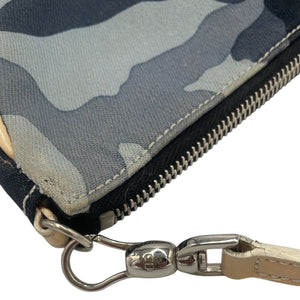 Dior Saddle Bag Pochette Mini Camouflage Canvas