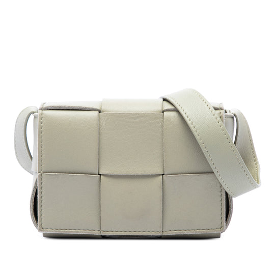 Bottega Veneta Cassette Candy Grey Nappa Leather