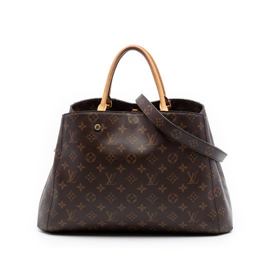 Louis Vuitton Montaigne GM Monogram Canvas Gold