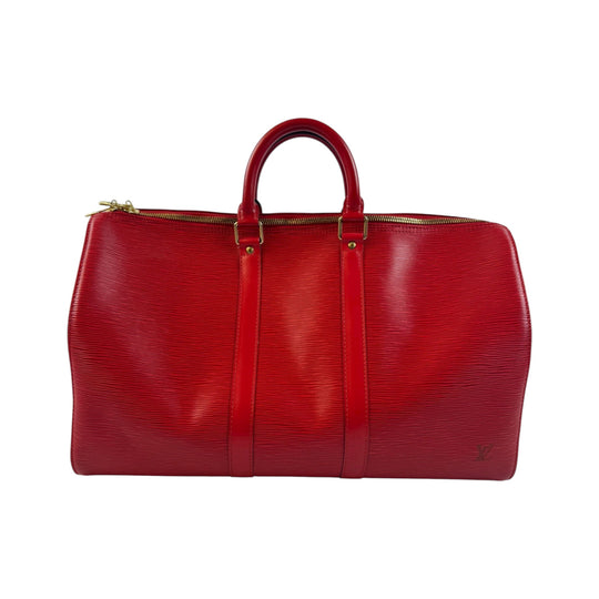 Louis Vuitton Keepall 45 Rosso Epi