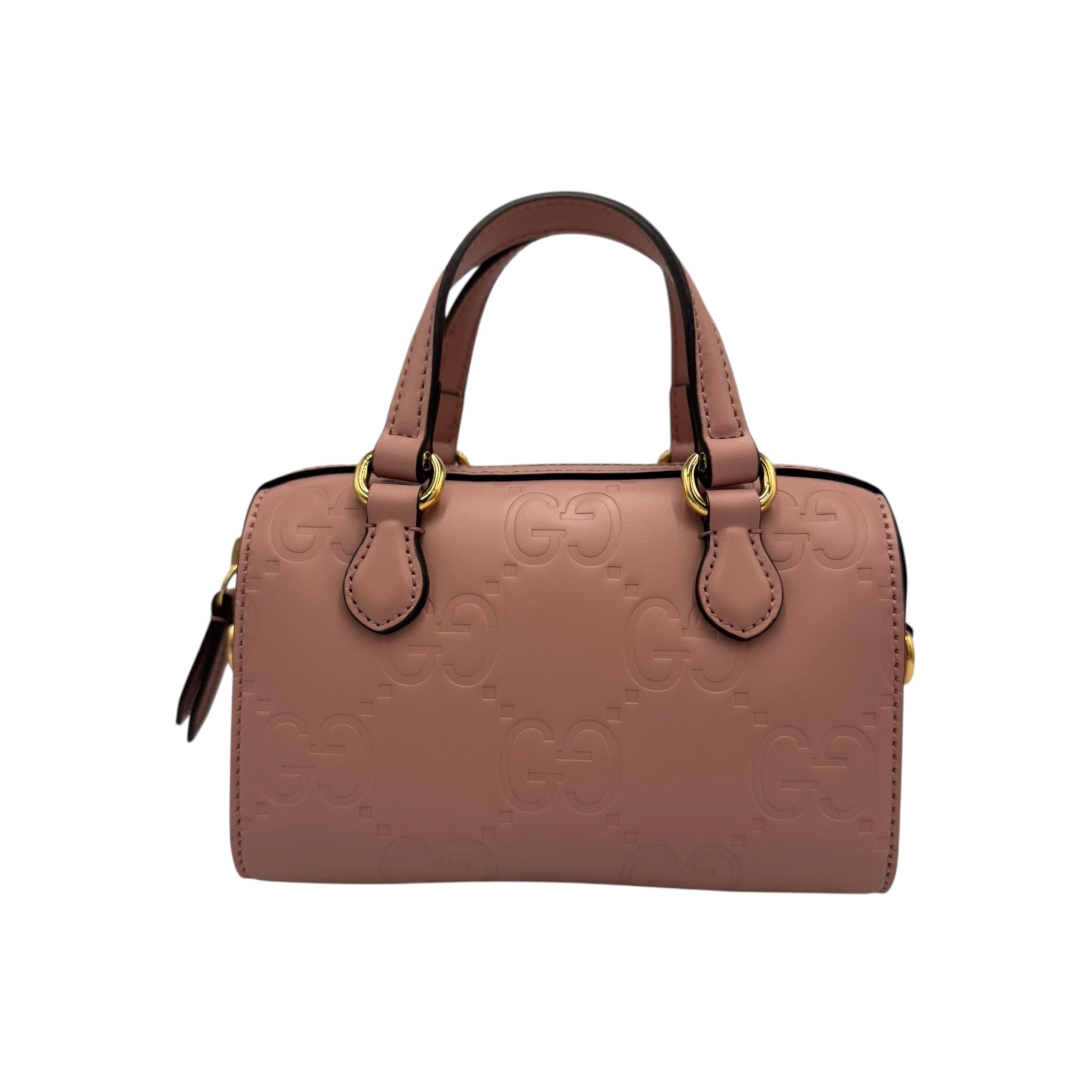 Gucci Boston Bag Mini Pink Microguccissima