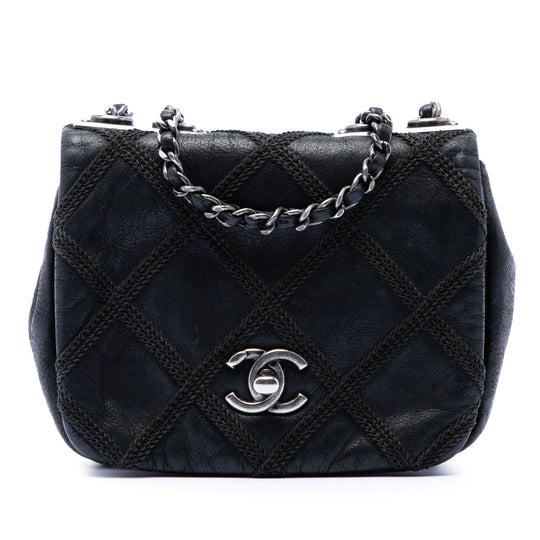 Chanel CC Mini Black Calfskin