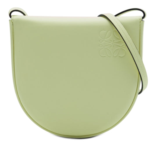 Loewe Heel Pouch Small Green Calfskin