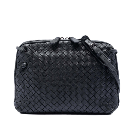 Bottega Veneta Intrecciato Nodini Black Nappa Leather