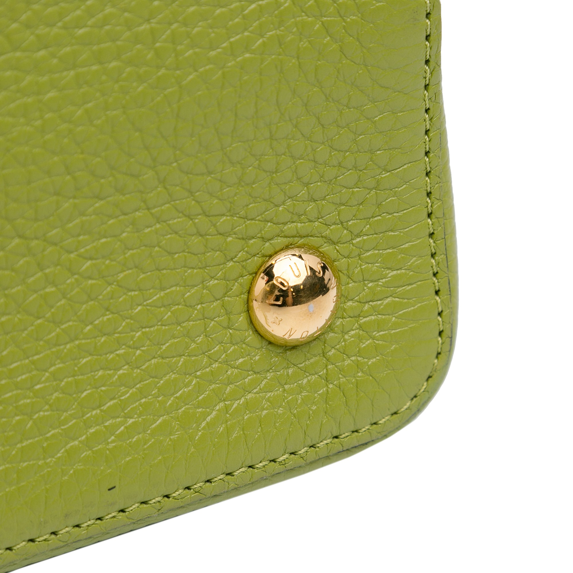 Louis Vuitton Capucines MM Green Taurillon