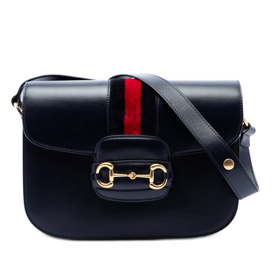 Gucci 1955 Horsebit Medium Blue Calfskin