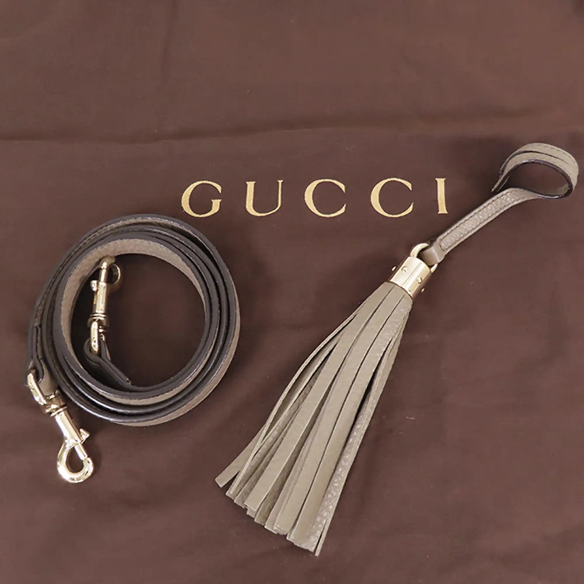 Gucci Soho Cellarius Tote Medium Brown Leather