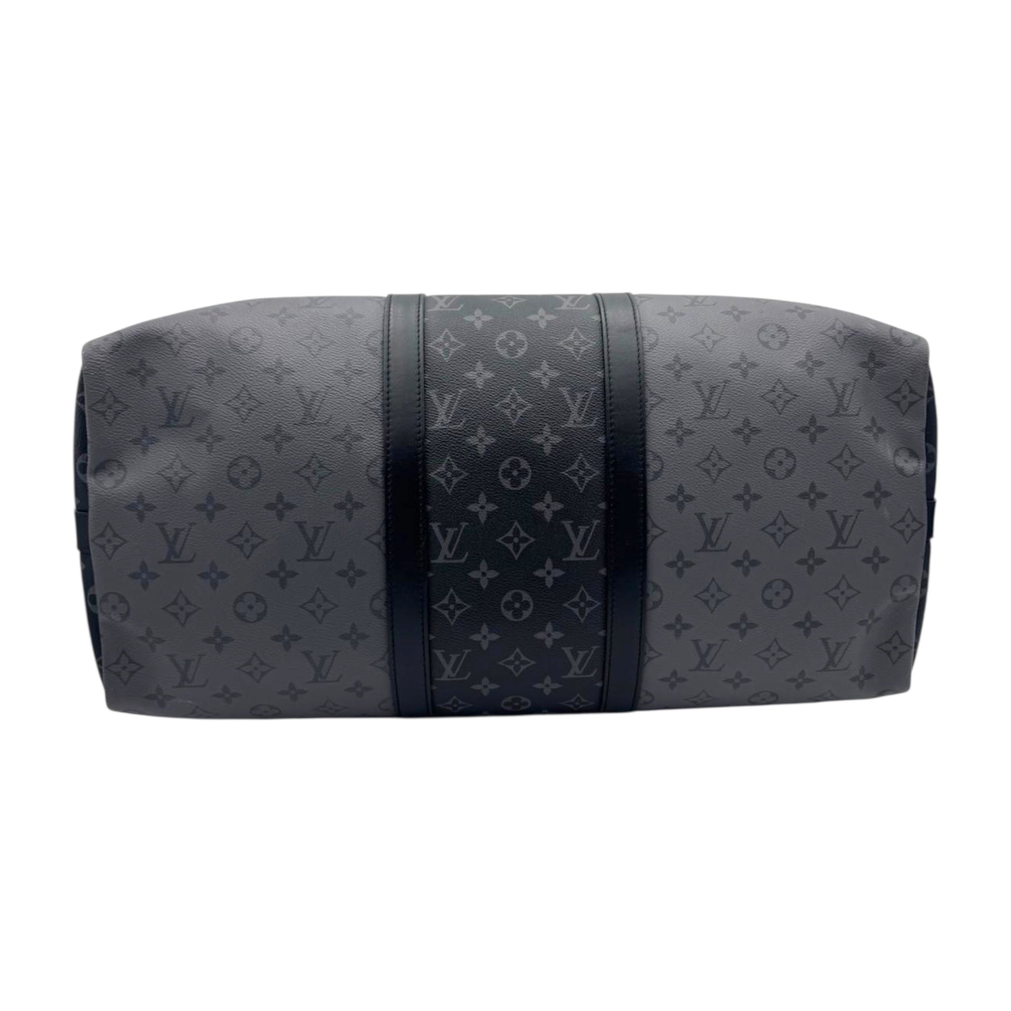 Louis Vuitton Keepall 50 Bandoulière Monogram Eclipse Canvas