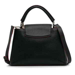 Louis Vuitton Capucines BB Black Taurillon Silver