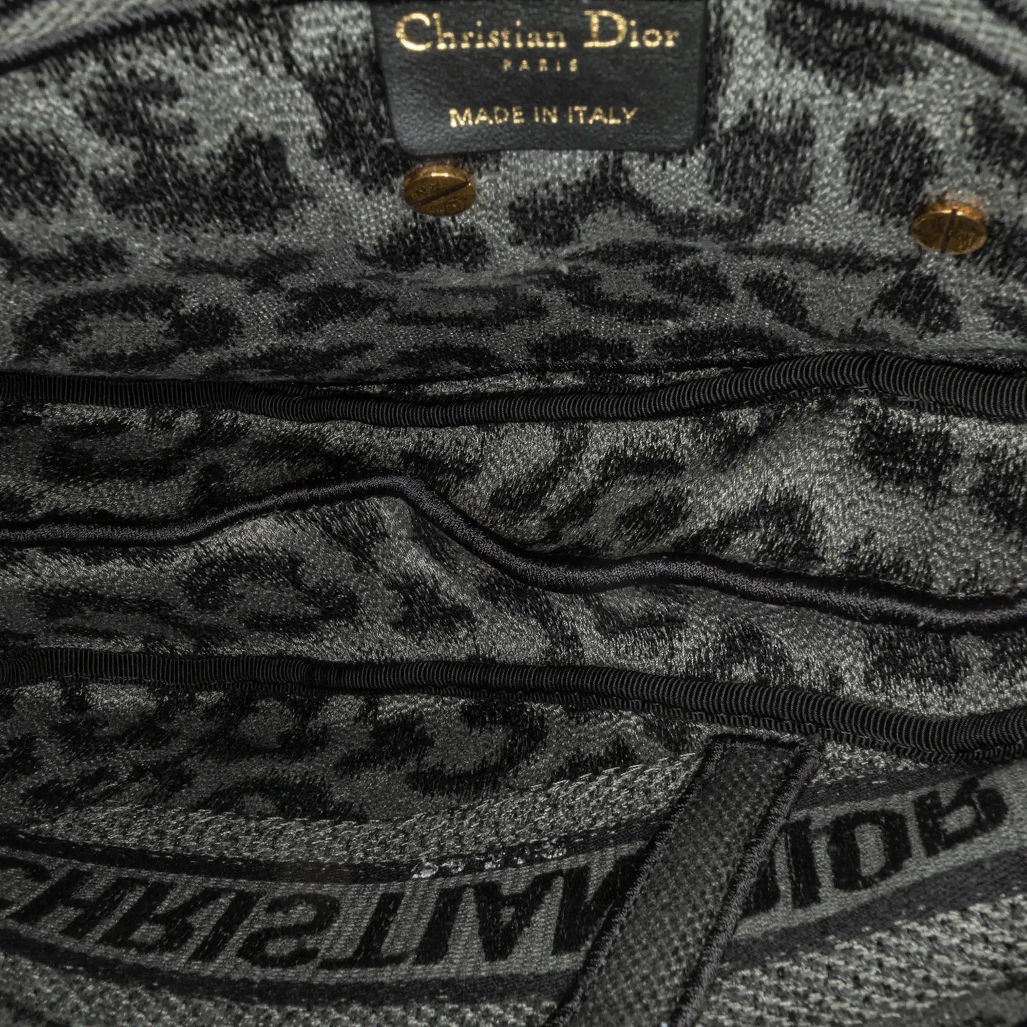 Dior Saddle Bag Medium Gray Leopard Mizza Embroidered Canvas