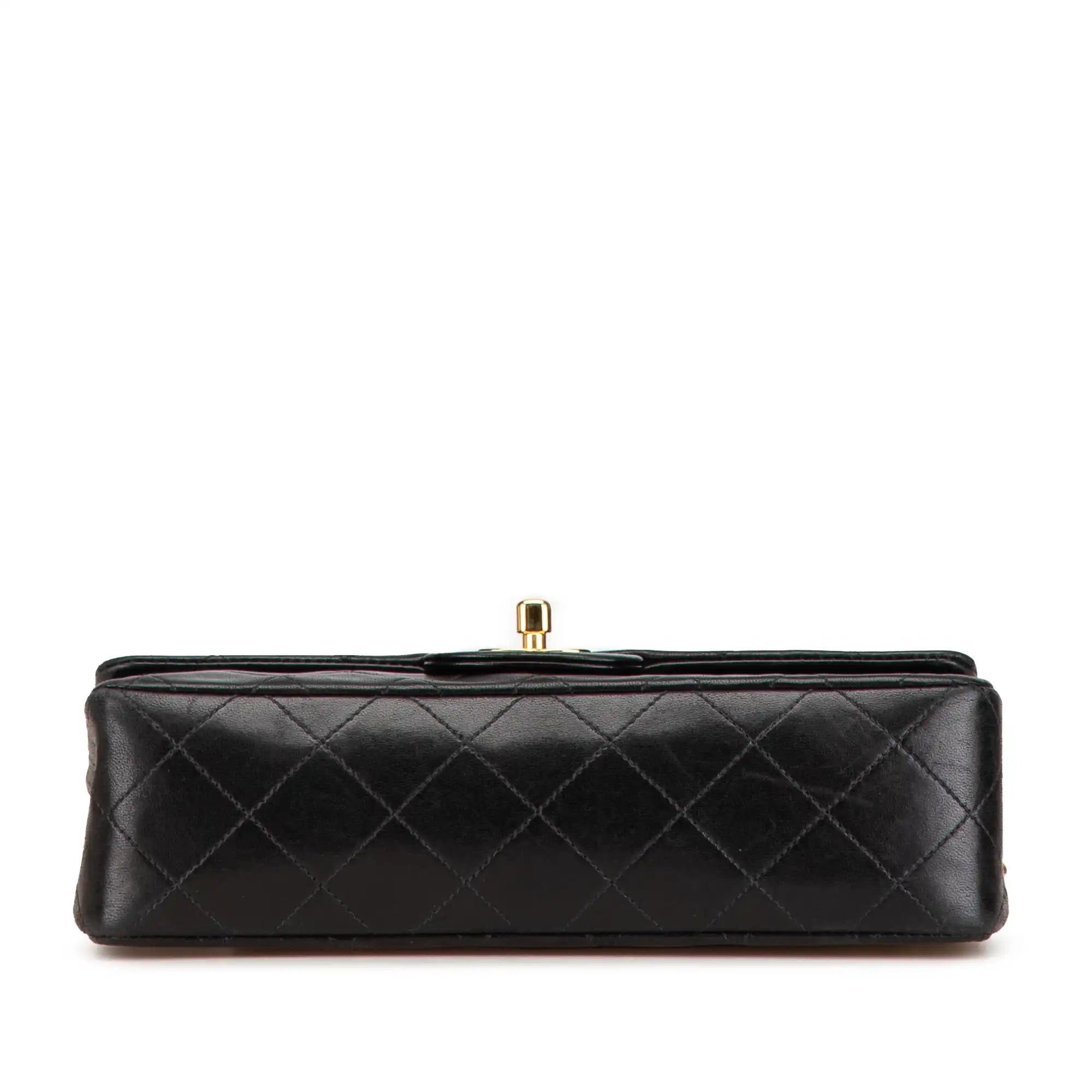 Chanel Classic Double Flap Small Black Lambskin oro