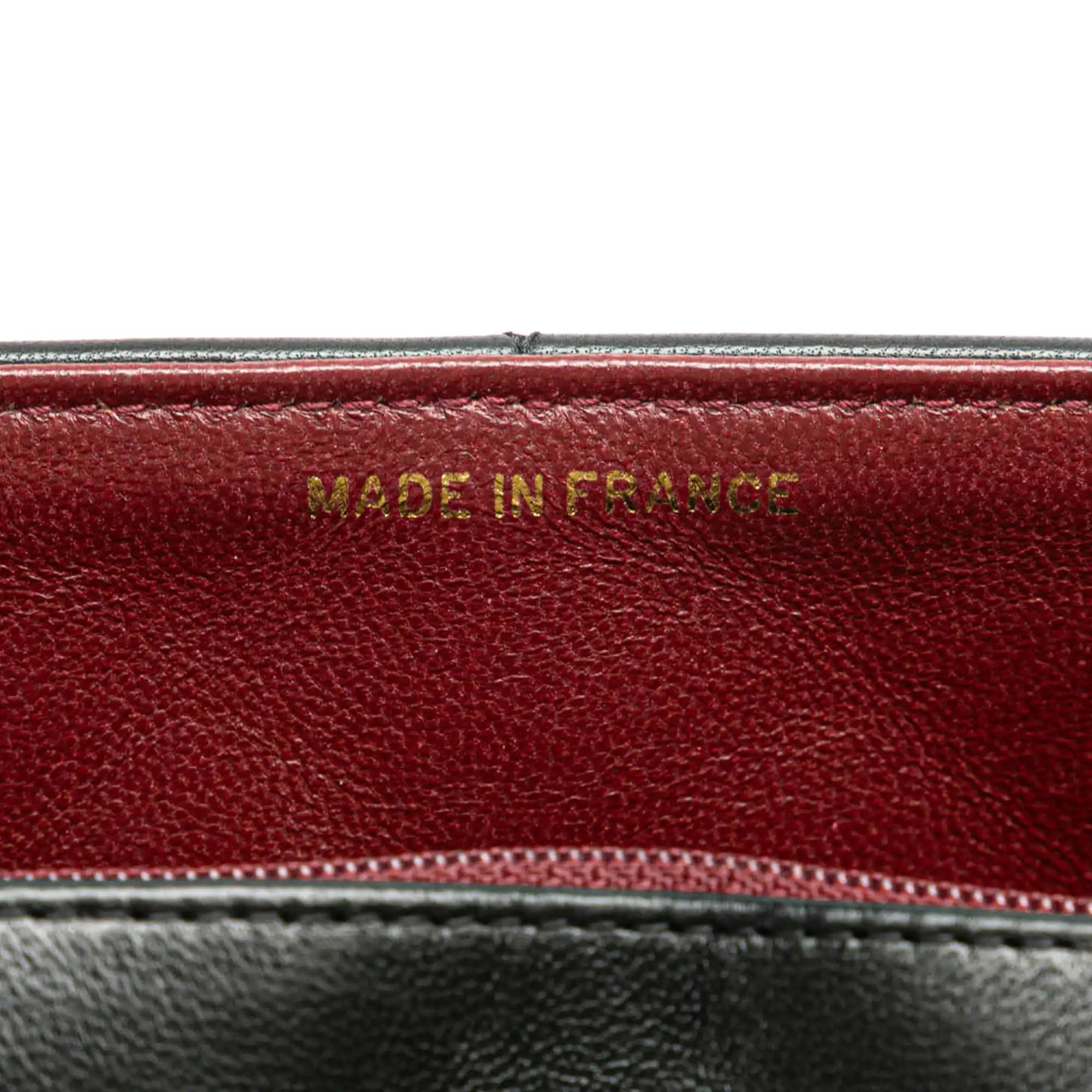 Chanel Diana Small Black Lambskin Gold