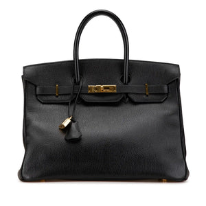 Hermès Birkin Retorune 35 Black Togo Gold