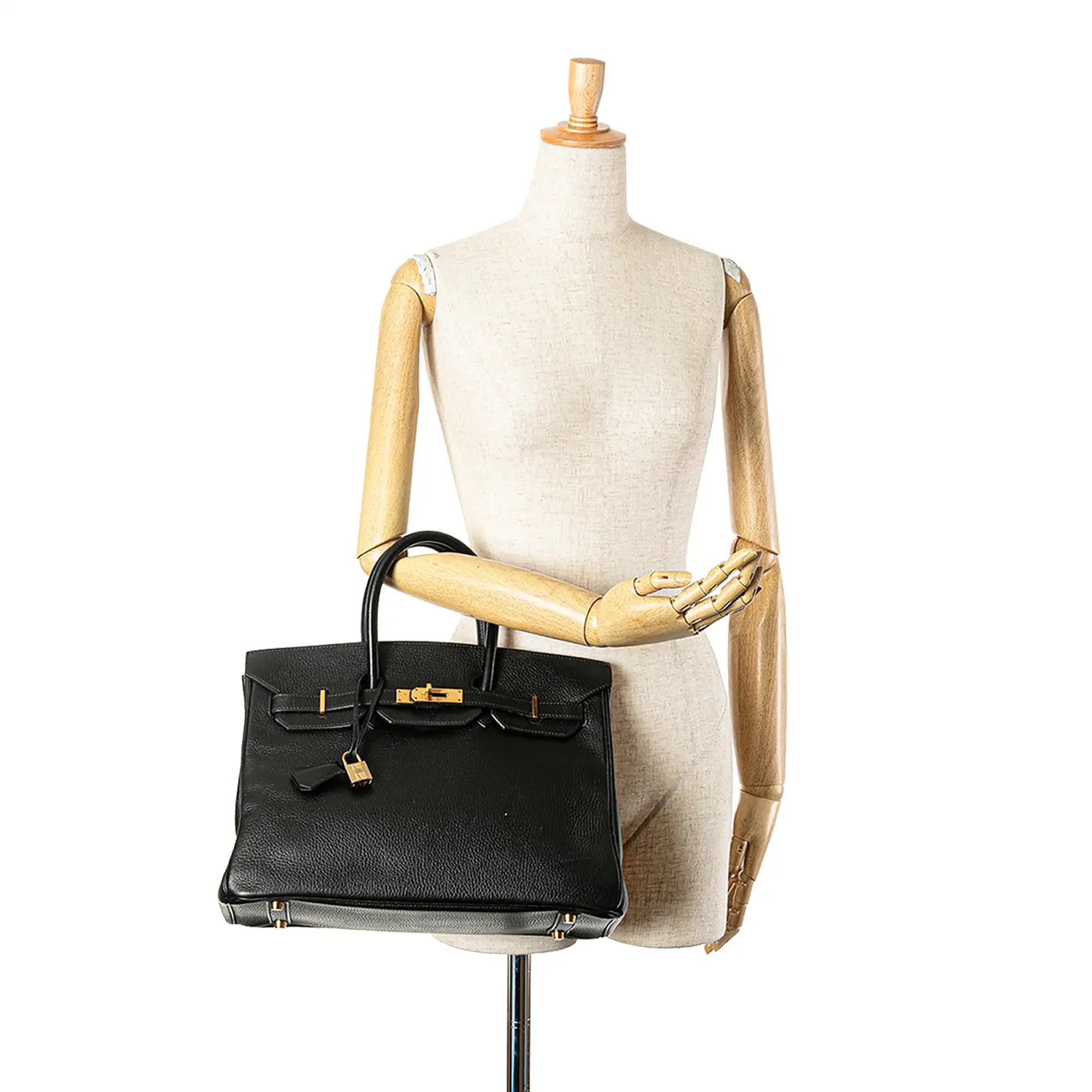 Hermès Birkin Retorune 35 Black Togo Gold