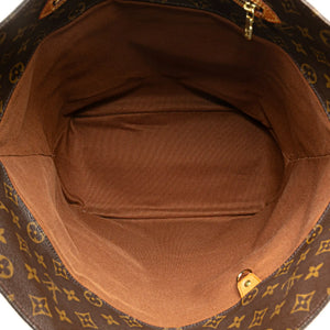 Louis Vuitton Sac Shopping Brown Monogram Canvas