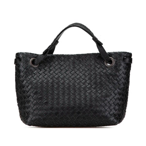 Bottega Veneta Bella Tote Pelle interseciato nera