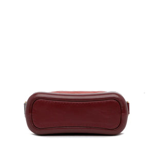 Chanel Gabrielle Small Two Color Red Chevron Lambskin Gold