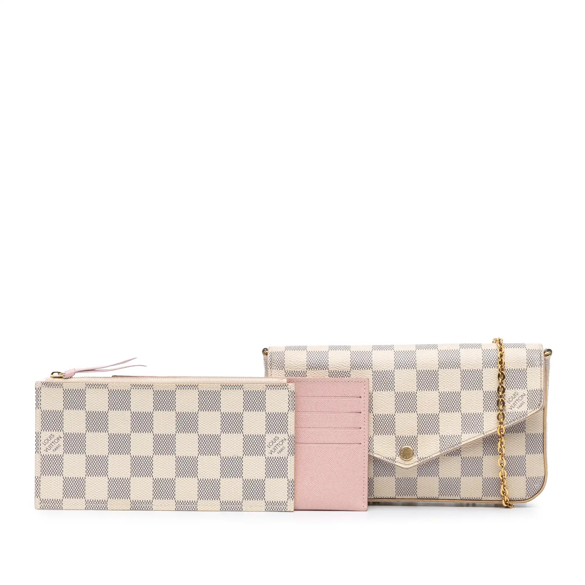 Louis Vuitton Pochette Félicie Damier Azur Canvas