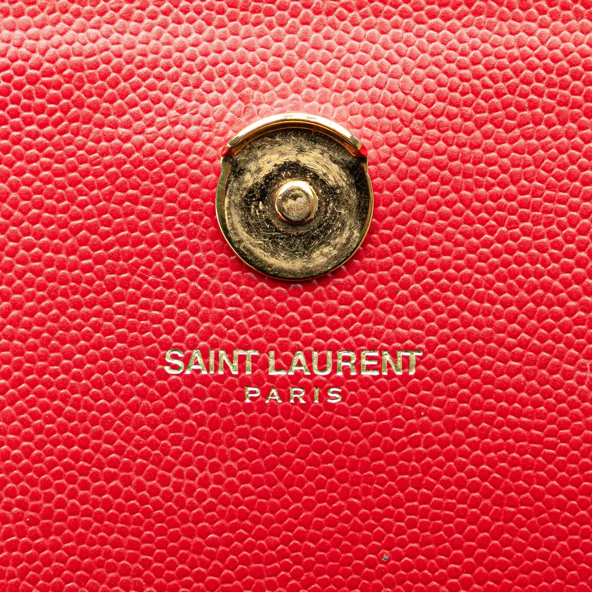 Yves Saint Laurent Kate Small Red Leather