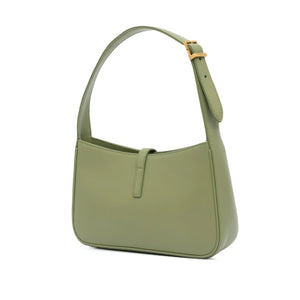 Yves Saint Laurent Le 5 a 7 Green Leather