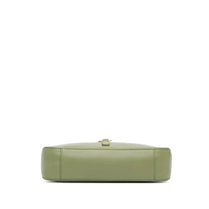 Yves Saint Laurent Le 5 a 7 Green Leather