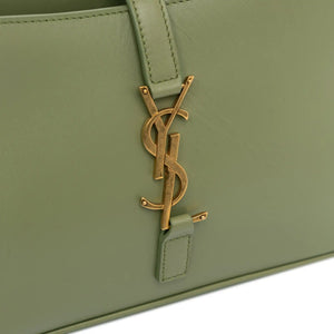 Yves Saint Laurent Le 5 a 7 Green Leather